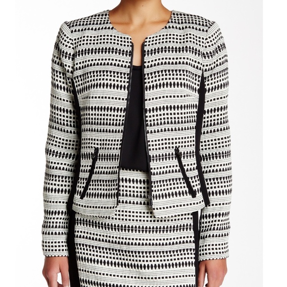 Calvin Klein Jackets & Blazers - NWT Calvin Klein Zip Up Blazer Jacket Size 6